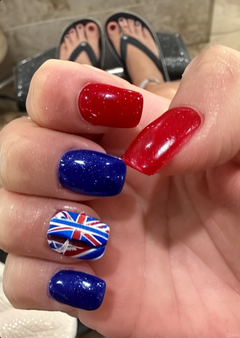 apotoker65's tweet photo. Nails as bold as my spirit flag of pride on every tip. https://t.co/UoPVqDCQkT