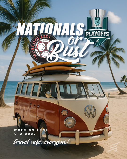 World Class Girls ECNL 2009 (@wcfc09ecnlgirls) on Twitter photo WCFC ECNL 09 en route….next stop ECNL Playoffs!!
<a href="/ECNLgirls/">ECNL Girls</a> <a href="/ImYouthSoccer/">ECNL/GA/Recruiting/College Soccer</a> <a href="/ImCollegeSoccer/">College Soccer Truth ™</a> <a href="/TopDrawerSoccer/">TopDrawerSoccer</a> <a href="/TheSoccerWire/">SoccerWire</a> <a href="/WorldClassFC1/">World Class FC</a> <a href="/USYNT/">U.S. Soccer YNT</a> <a href="/PrepSoccer/">Prep Soccer ⚽️</a> <a href="/UWAA_United/">United Women’s Athletic Association</a> <a href="/mattsmithsoccer/">Matt Smith</a> <a href="/JREskilson/">J.R. Eskilson</a> <a href="/travismclark/">Travis Clark</a> <a href="/VicOlorunfemi10/">Victor Olorunfemi</a> <a href="/PlayCollegeSoc/">Play College Soccer</a> <a href="/ddscrfun/">diane drake</a> #ecnlplayoffs WCFC ECNL 09 en route….next stop ECNL Playoffs!!
<a href="/ECNLgirls/">ECNL Girls</a> <a href="/ImYouthSoccer/">ECNL/GA/Recruiting/College Soccer</a> <a href="/ImCollegeSoccer/">College Soccer Truth ™</a> <a href="/TopDrawerSoccer/">TopDrawerSoccer</a> <a href="/TheSoccerWire/">SoccerWire</a> <a href="/WorldClassFC1/">World Class FC</a> <a href="/USYNT/">U.S. Soccer YNT</a> <a href="/PrepSoccer/">Prep Soccer ⚽️</a> <a href="/UWAA_United/">United Women’s Athletic Association</a> <a href="/mattsmithsoccer/">Matt Smith</a> <a href="/JREskilson/">J.R. Eskilson</a> <a href="/travismclark/">Travis Clark</a> <a href="/VicOlorunfemi10/">Victor Olorunfemi</a> <a href="/PlayCollegeSoc/">Play College Soccer</a> <a href="/ddscrfun/">diane drake</a> #ecnlplayoffs
