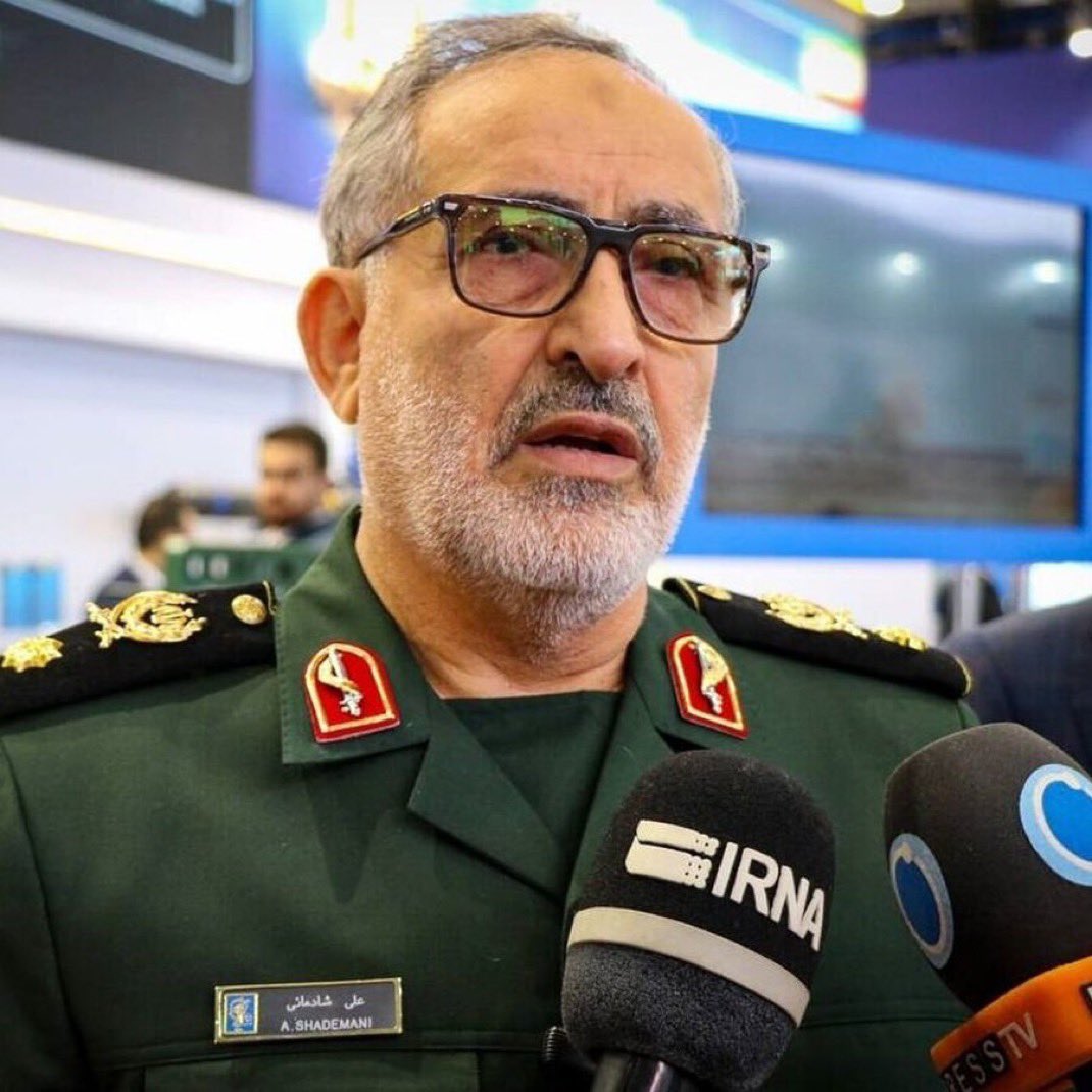 OSINTOperation's tweet photo. 🛰️GLOBAL REPORT: “Iran Confirms Senior Commander Killed in Israeli Strike"

IRGC announces death of Khatam al-Anbiya chief Ali Shadmani from wounds sustained in June 17 Israeli attack.

Status: ✅CONFIRMED
Source: IRGC Statement
#BREAKING #IsraelIranConflict https://t.co/xArBmMpNXL