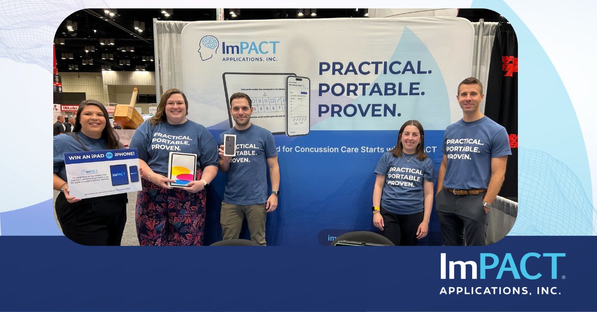 Practical. Portable. Proven. 🎉Announcing the ImPACT Mobile Sweepstakes, your chance to win an iPhone or iPad as we celebrate our mobile-first approach to concussion care! hubs.li/Q03tC6T60