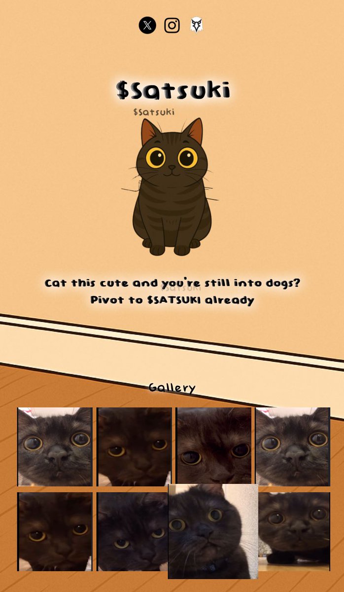 VolatilityPero's tweet photo. Something else for now on and I am stfu, I got  3 facts for buying. Listen the Pero Profit.
First of all , 4 times this one went to 10k and like a magic revived from nowhere.
Second , most famous cat right now , maybe not so nar rn but still good.
Third: Pengu love #Satsuki 🐈‍⬛ https://t.co/ZBOUdQ0bci