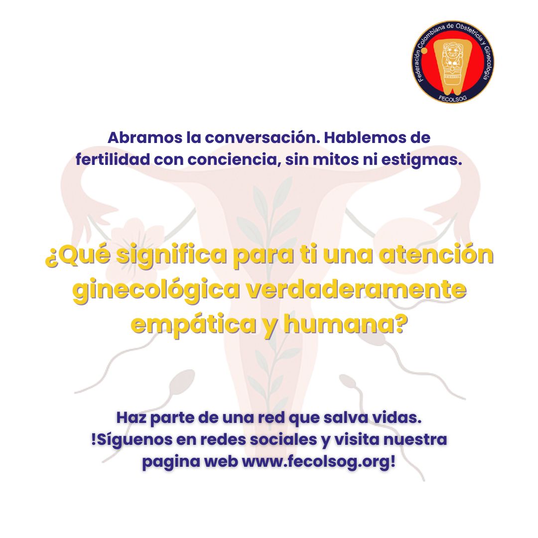 La fertilidad es un derecho para todas las personas, sin distinción.
Desde Fecolsog promovemos una atención empática y humana.
¿Qué significa para ti una atención ginecológica verdaderamente empática y humana?

#FertilidadConRespeto #Fecolsog #DerechosReproductivos