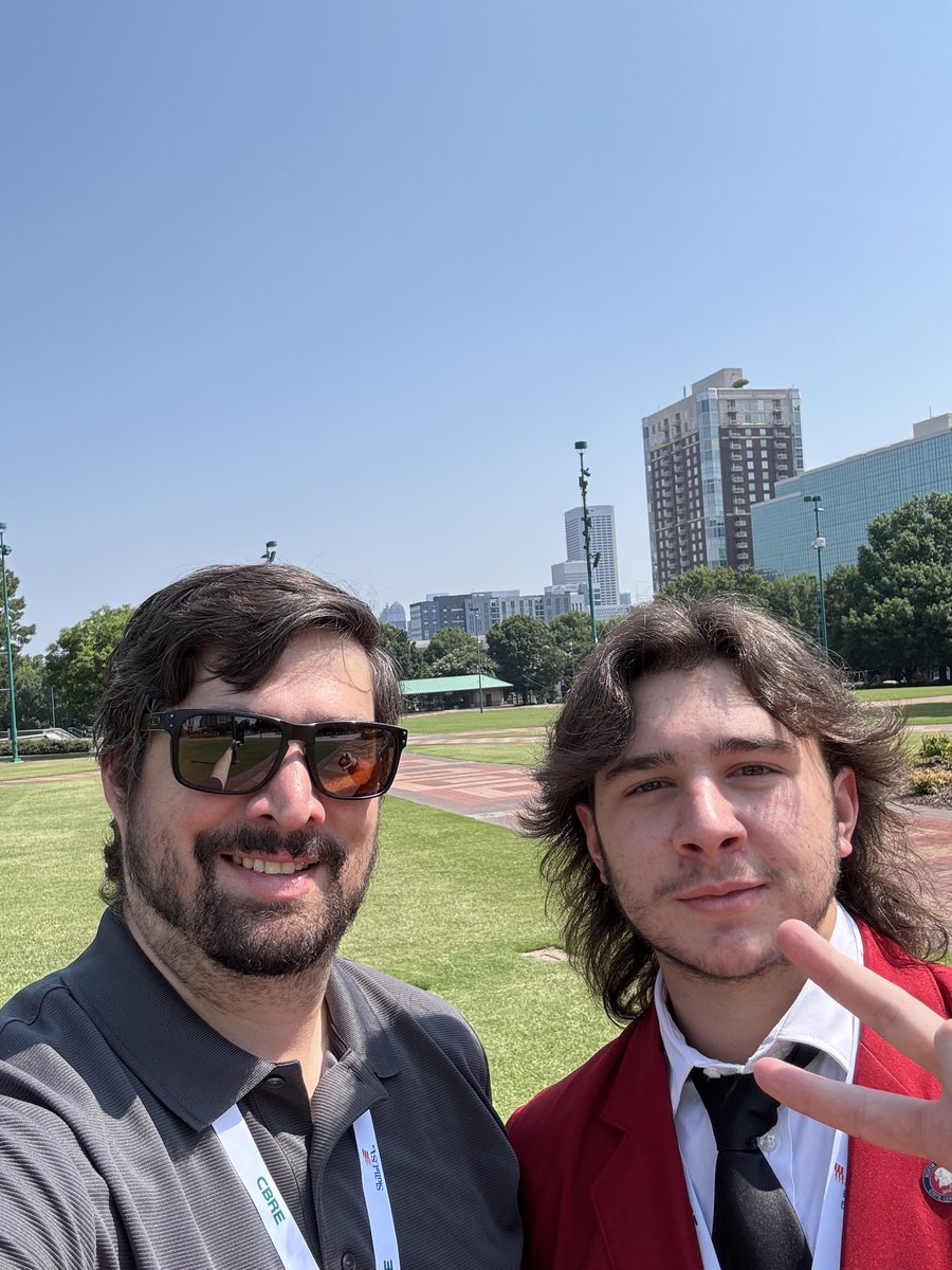 SLHS_AofE's tweet photo. Mr Charles and Tucker Maria are in Atlanta. Tucker is competing in SkillsUSA national competition for exteporaneous speaking. Good luck! @SoLeeHS @leecoschoolsnc @NAFCareerAcads @SkillsUSAnc @SkillsUSA https://t.co/5ycHiVNu1Z