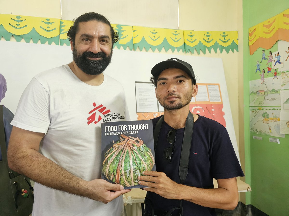 It was amazing work with so many good people in <a href="/MSF/">MSF International</a> and also so many incredible #Rohingya artists in the last couple of weeks. We made this incredible exhibition really happen.

"Taro Leaf" as a Symbol of Rohingya's statelessness.
The Taro Leaf tells the story of Rohingya