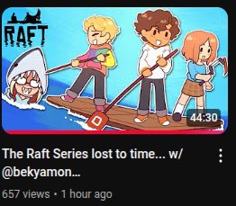 Novammae's tweet photo. Omg the memories this brought up. Those raft streams were actually some of my favourite, loved all the fun and chaos <3 https://t.co/bhXLIkS0vk