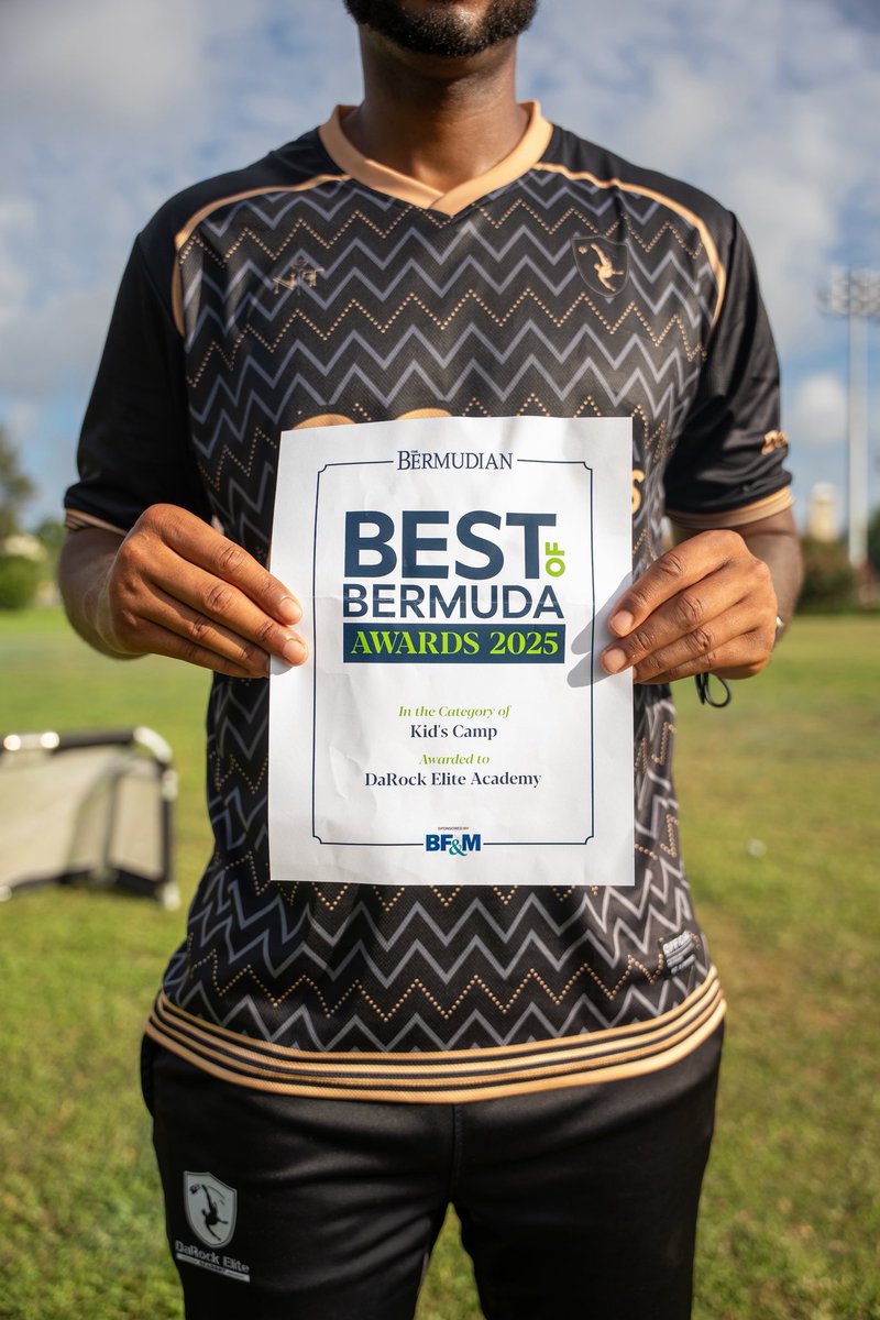 LeverockD92's tweet photo. 🏆 DaRock Elite Academy Wins Best of Bermuda 2025! 🏆

We are privileged, grateful, and thankful to receive this incredible honor. This award belongs to every player, parent, coach, partner, and supporter who has helped us build something special. https://t.co/LT5NuzucNV