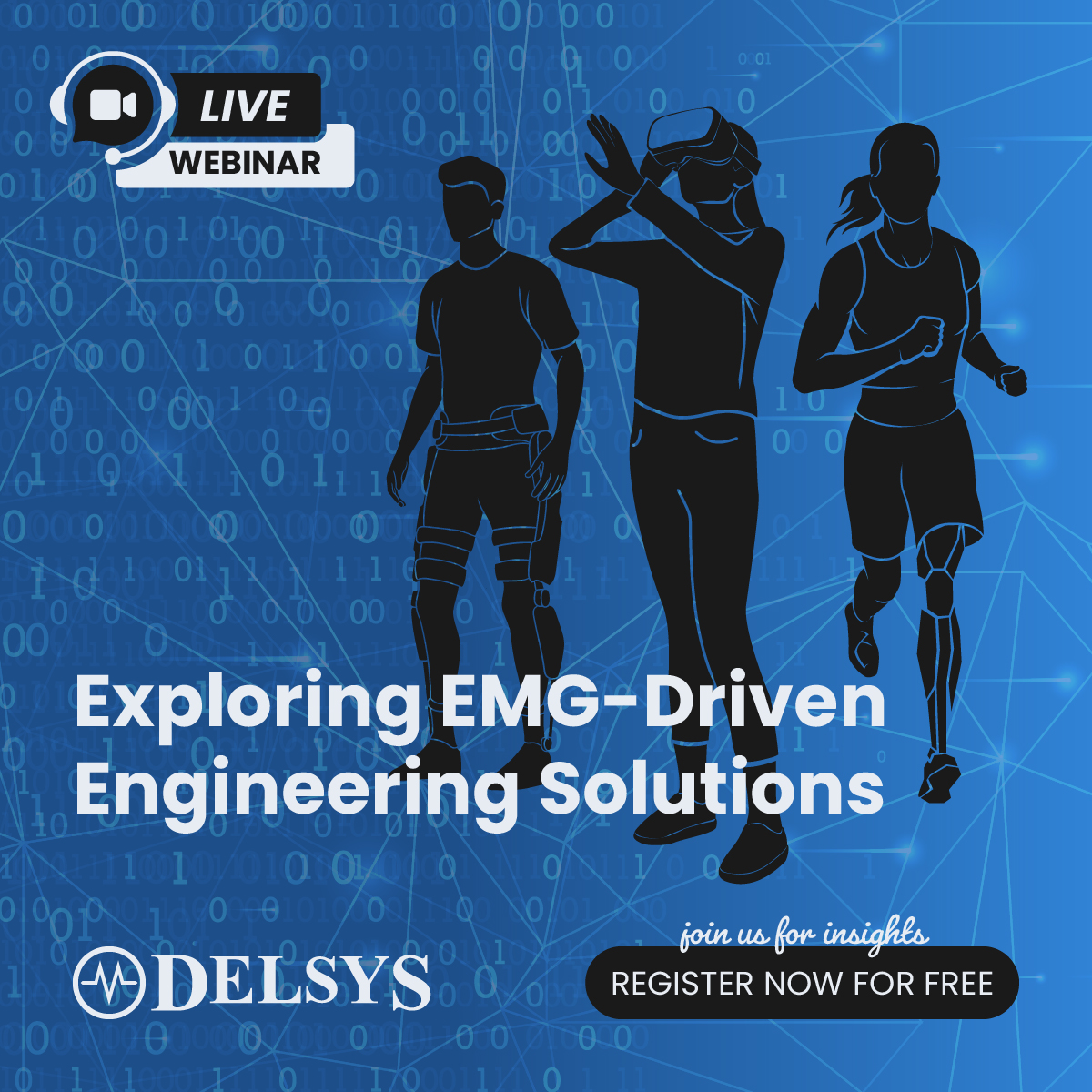 🚨 Free Webinar – Open-Source Science! 
🧠 Exploring EMG-Driven Engineering 
📅 July 16 | 10 AM EDT 

See how engineers use EMG with Python, Unity &amp; C# to build real-time systems in VR, robotics &amp; more. 

 🔗bit.ly/4luBlRv

 #EMG #Webinar #Delsys #OpenSource #Engineering