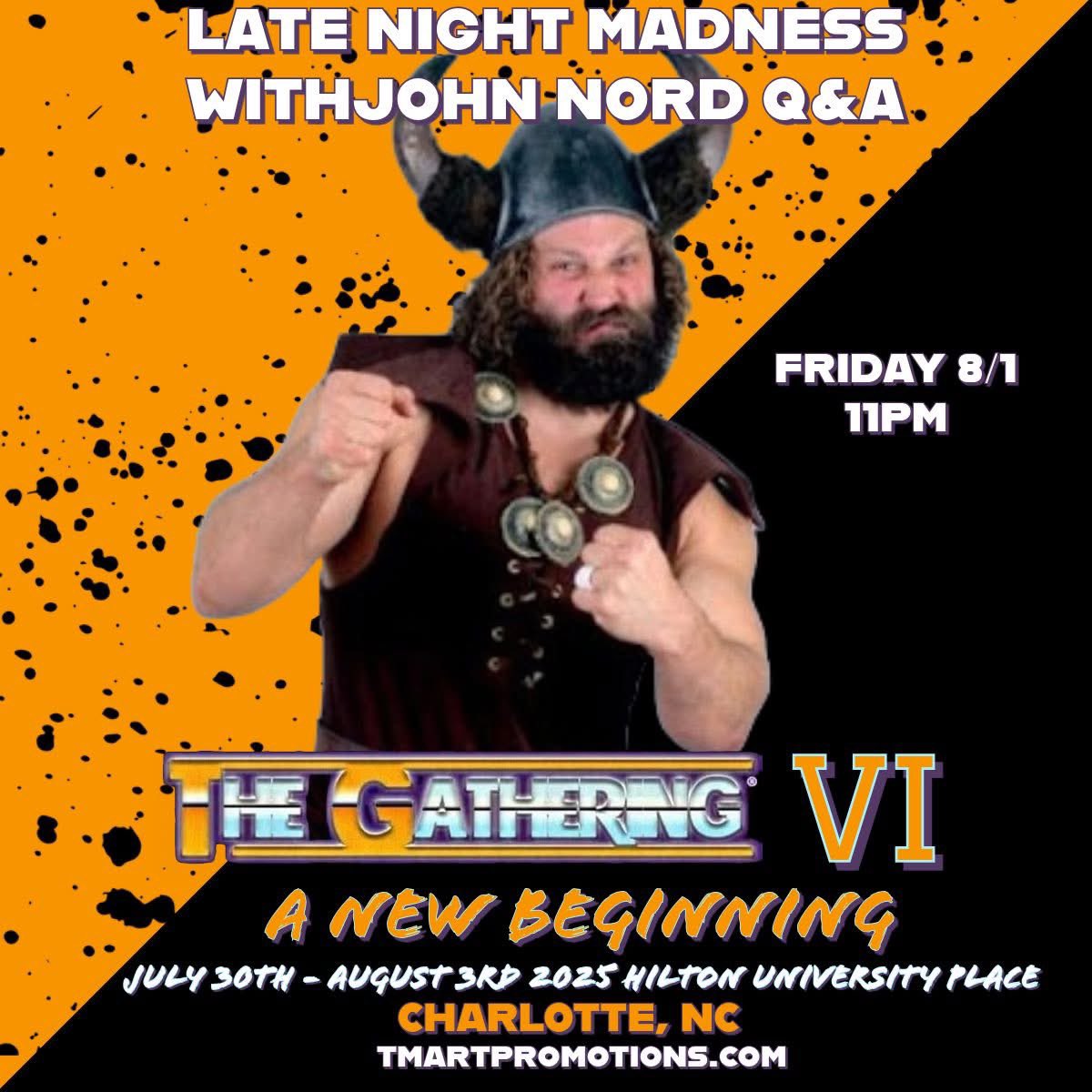 Huss!! No more appearances after this!! Don’t miss out!! <a href="/Tmartpromotions/">Martin Damato</a> #wwe #WWF #Legend #final #Huss