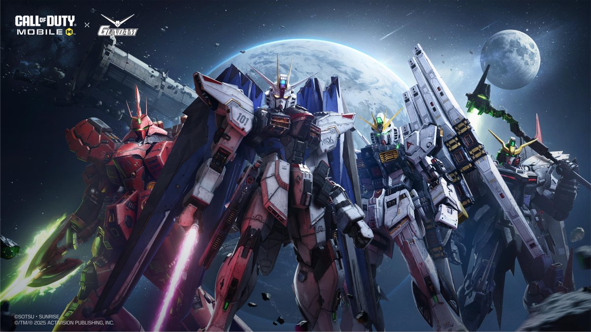 PlayCODMobile's tweet photo. The Season 6 Mech squad 😤

Gundam touches down in CODM in ONE WEEK! https://t.co/zG6pqoQJG8
