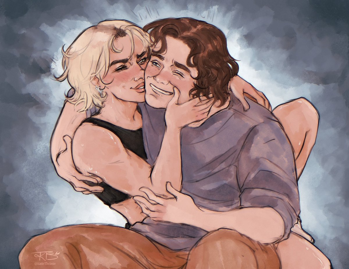 Cheek kisses after her training session #Boblena