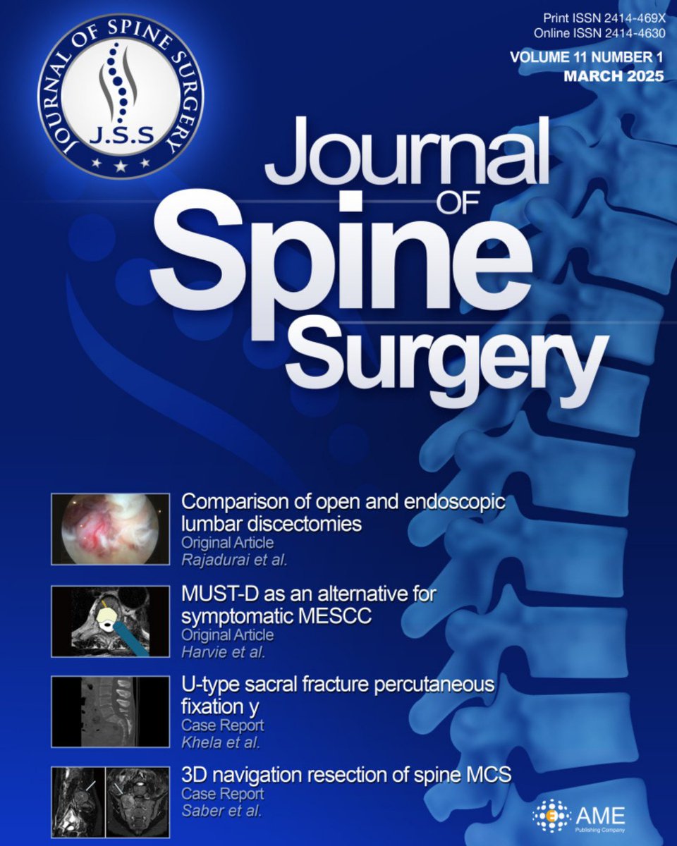 Columbia Neurosurgery (@columbianeuro) on Twitter photo In honor of #ScoliosisAwarenessMonth, Dr. Pavan Upadyayula reflects: "Minimally invasive techniques can address symptomatic curves, improving pain and mobility."
Dr. Chan highlights his experience in the article.
Read more:
<a href="/anthonyjtang/">Anthony Tang</a>
pubmed.ncbi.nlm.nih.gov/40242810/?utm_… In honor of #ScoliosisAwarenessMonth, Dr. Pavan Upadyayula reflects: "Minimally invasive techniques can address symptomatic curves, improving pain and mobility."
Dr. Chan highlights his experience in the article.
Read more:
<a href="/anthonyjtang/">Anthony Tang</a>
pubmed.ncbi.nlm.nih.gov/40242810/?utm_…