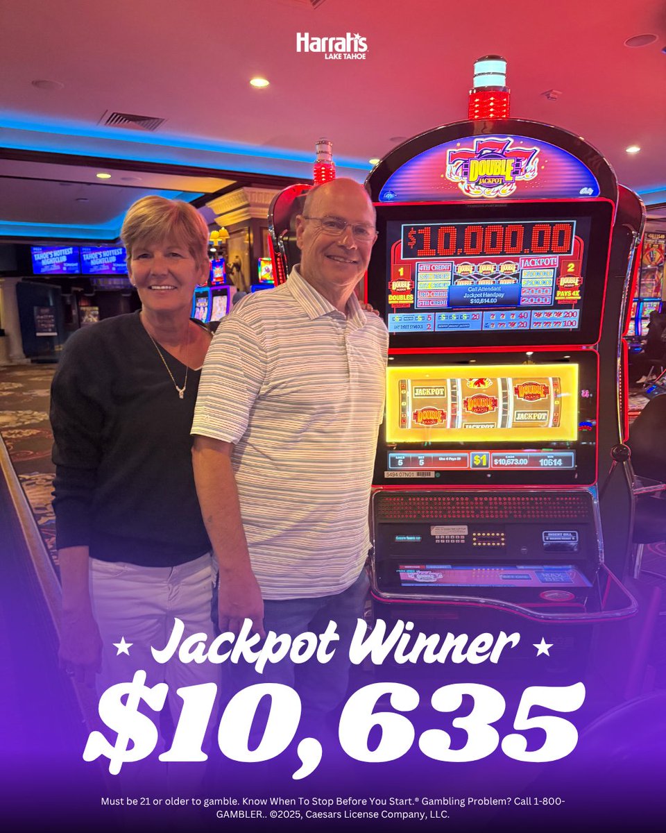 🎉 𝐈𝐭'𝐬 𝐖𝐢𝐧𝐧𝐢𝐧𝐠 𝐖𝐞𝐝𝐧𝐞𝐬𝐝𝐚𝐲 𝐨𝐧 𝐋𝐚𝐤𝐞 𝐓𝐚𝐡𝐨𝐞! 🎉

Can't stop won't stop! 🎰🔥 Jackpots galore here on Lake Tahoe! 😉💰

#LakeTahoe ・ #VisitLakeTahoe