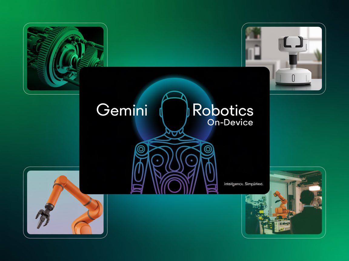 Yipzapnews's tweet photo. Google launches Gemini Robotics On-Device 🤖✨ A new AI model that helps two-arm robots do smart tasks in real-time,no internet needed!
#AIForRobots #GoogleGemini https://t.co/5dnzN9RdM1
