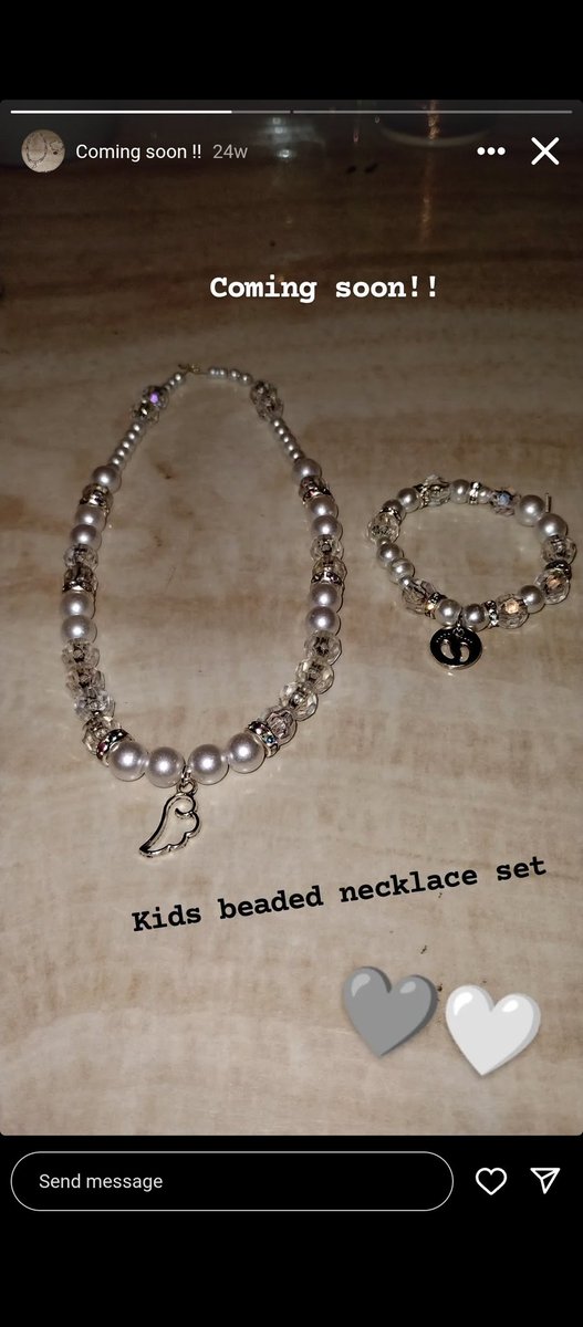 LLCharms's tweet image. New kids beaded bracelet and necklace sets coming soon ! Stay updated here, at : landlcharms.com