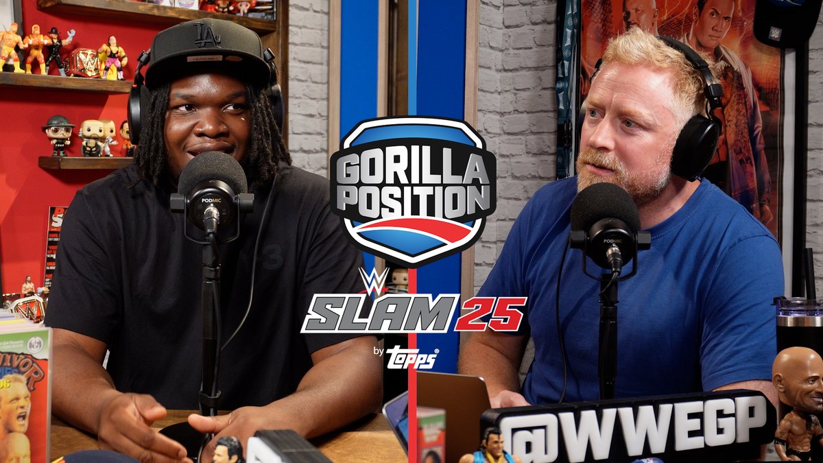Gorilla Position (@wwegp) on Twitter photo All new Gorilla Position powered by <a href="/ToppsSLAM/">WWE SLAM by Topps® Card Trader</a> is out now! Hot topics this week:
💣Cena's Punk 'pipe bomb'
🎤Greatest promos ever
☠️WWE killing Ron?
😢Jey wins when he loses
🤝Legacy of Cody & Randy
😡Nia's title match?!
🤔An Oracle ordeal
Listen now: wwegp.co.uk All new Gorilla Position powered by <a href="/ToppsSLAM/">WWE SLAM by Topps® Card Trader</a> is out now! Hot topics this week:
💣Cena's Punk 'pipe bomb'
🎤Greatest promos ever
☠️WWE killing Ron?
😢Jey wins when he loses
🤝Legacy of Cody & Randy
😡Nia's title match?!
🤔An Oracle ordeal
Listen now: wwegp.co.uk