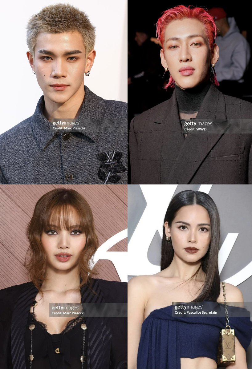 ลิซ่า แบมแบม ญาญ่า โฟร์ท 4 คนไทยในงาน louis vuitton กับกล้อง getty image ไม่จมไม่หายไม่ตายทั้งนั้นอีกทั้งยังโคตรพ่อโคตรแม่สวยหล่อกันอีก