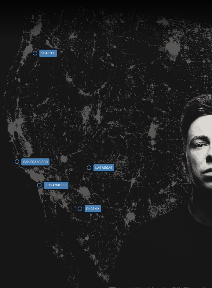 HARDWELL's tweet image. 5 CITIES ON THE WEST & 5 CITIES ON THE EAST..🎶 Choose wisely and help decide where I’ll be seeing you on the dance floor later this year via djhardwell.com/usa