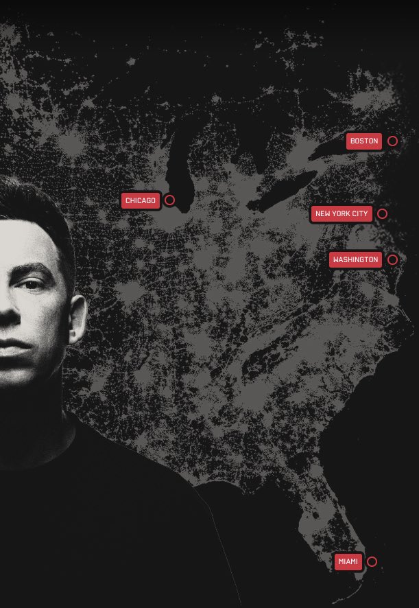HARDWELL's tweet image. 5 CITIES ON THE WEST & 5 CITIES ON THE EAST..🎶 Choose wisely and help decide where I’ll be seeing you on the dance floor later this year via djhardwell.com/usa