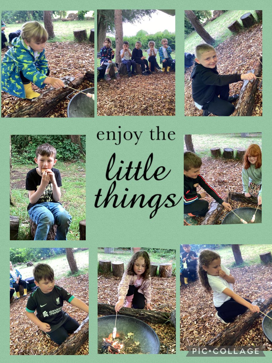 sunnybankschool's tweet photo. The rain didn’t stop us in Forest school club this week, we still managed to make scrumptious s’mores 😋 https://t.co/arwWVmrYbH