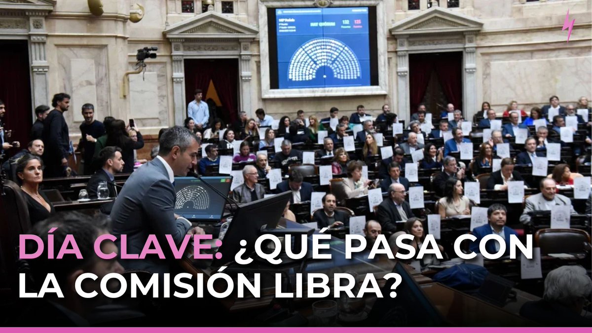 [AHORA] ‼️ Comisión $Libra: se juega su última chance de activarse en Diputados

La Cámara de Diputados tendrá un nuevo capítulo en torno a la Comisión $Libra, creada para investigar el escándalo en torno a la criptomoneda promocionada por Javier Milei. Tras semanas de cruces y