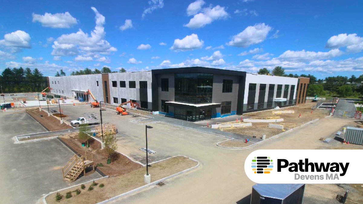 The countdown is on at Pathway Devens! BW Kennedy &amp; Co. is busy wrapping up construction at 75 Jackson, which is on track for delivery next quarter. Follow our construction cam to see the latest progress! bit.ly/41XEtNA