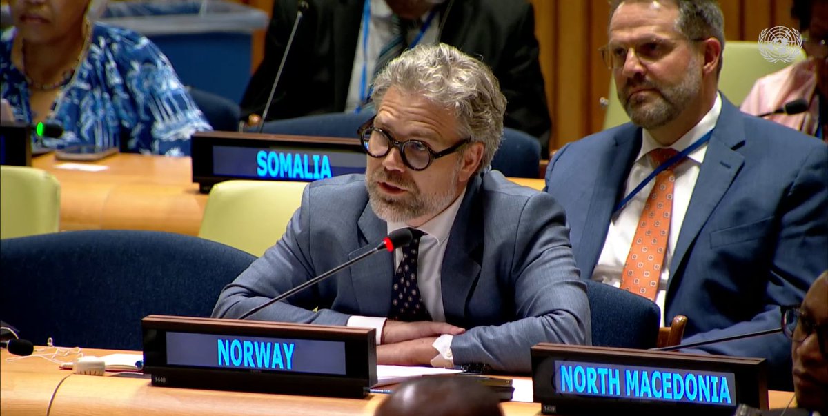 🇳🇴thanks USG <a href="/GuyRyder/">Guy Ryder</a> for yesterday's briefing on #UN80. 
Norway remains fully committed to engaging with the Secretary-General and Member States from all regions to help shape and support reforms that will strengthen the UN and its ability to deliver.
➡️norway.no/en/missions/un…