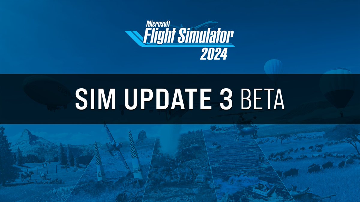 A new #MicrosoftFlightSimulator2024 Sim Update 3 pre-release test build (1.5.10.0) is now available to players enrolled in the public beta. 

🔗 forums.flightsimulator.com/t/sim-update-3…