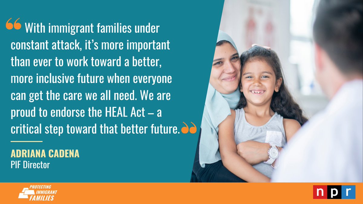 PIFCoalition's tweet image. U.S. Rep @RepJayapal & Sen. @CoryBooker have reintroduced legislation to improve the health of millions in immigrant families through Medicaid & CHIP. Read more about the Health Equity & Access under Law (HEAL) for Immigrant Families Act in our statement: pifcoalition.org/news/advocates…