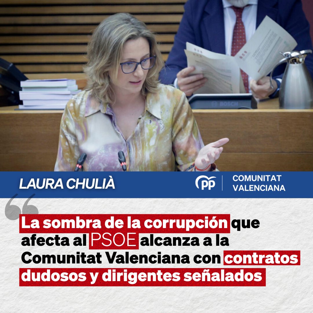 Ábalos fue el padrino político de buena parte del socialismo valenciano actual. ¿Se benefició de ello la trama corrupta que, presuntamente, lideró? 

El silencio del PSPV es tan escandaloso como los audios de la red hablando de mujeres prostituidas como si fueran mercancía.

🗣️