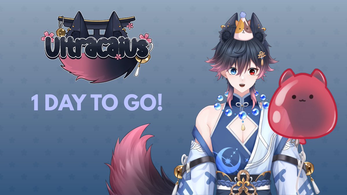 ⋆⁺₊⋆ ☾⋆⁺₊⋆ Caius NextGen VTuber Model Debut ⋆⁺₊⋆ ☾⋆⁺₊⋆

IT'S ONLY 1 DAY TO GO UNTIL THE NEW MODEL DEBUT AND MY BIRTHDAY!!

I can't wait to be back with everyone tomorrow! It's been soooooo long!
I won't lie, I am soooooo nervous, but it's all going to be