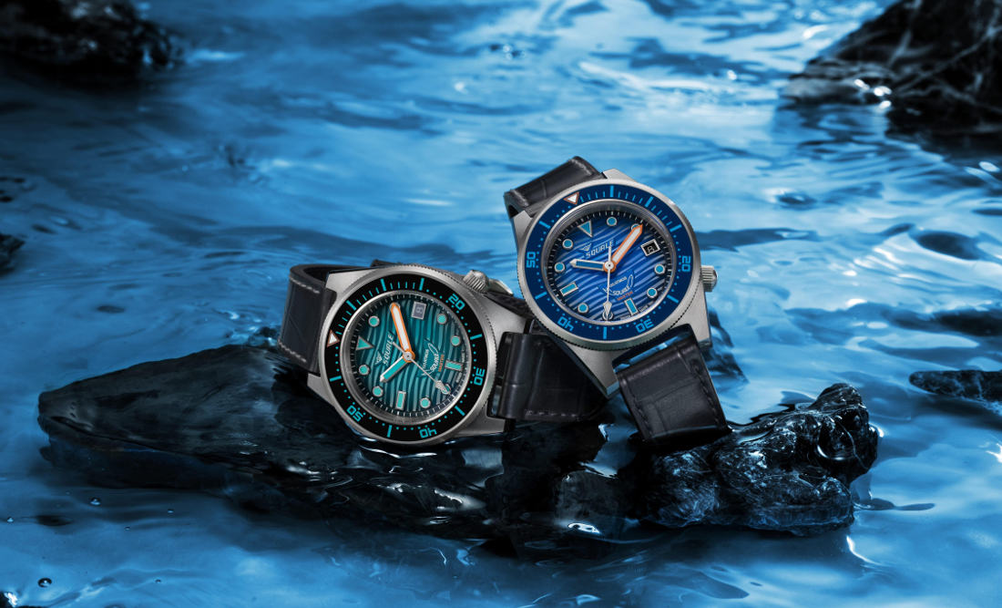 MrStateless's tweet image. The Squale Master Titanium is back — tougher, lighter, and now in two bold ocean-inspired dials. 🌊 Grade 5 titanium, 1200m WR, ceramic bezel, and a wave-textured dial made for serious depth.

Full breakdown at 👉 mrstateless.com

#Squale #DiveWatch #TitaniumWatch