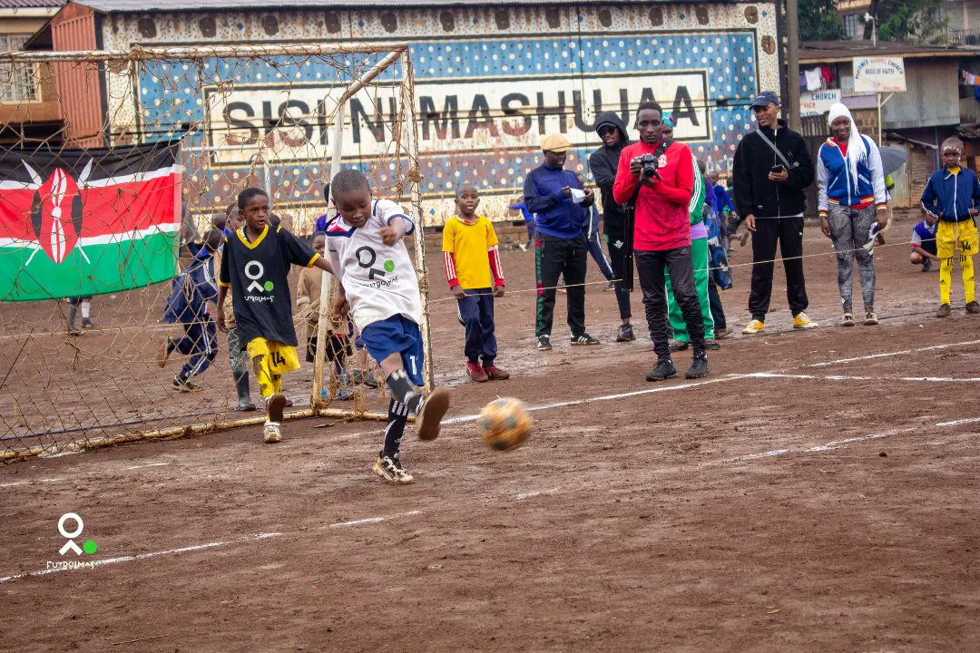 FutbolMasKenya's tweet photo. The last Fútbol Más League brought pure joy, unity, and powerful community moments.
We return on 18 July in Kibera &amp; 19 July in Mathare.
#FutbolMas #LeagueDay #PlayForChange https://t.co/GfnnHCBxz5