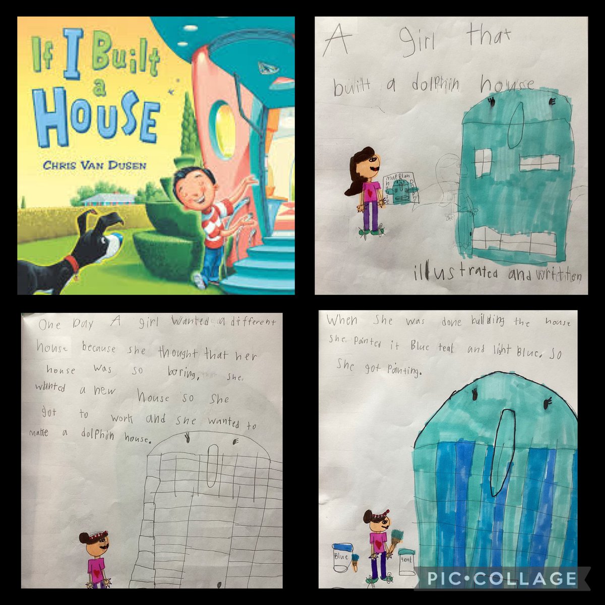 LeviLibrary's tweet image. One of the best things about being a children’s librarian is inspiring future authors and illustrators. Read a first grader’s rendition of “If I Built A School” by Chris VanDusen @MeadowDriveElem
