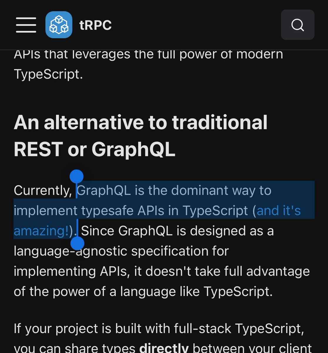 colinhacks's tweet image. how to tell your docs were written in 2021
