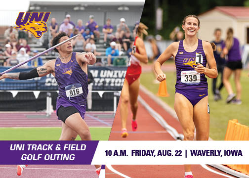 Registration is now OPEN for this year's UNI Track &amp; Field Golf Outing‼️ 

📆: Aug. 22, 2025
⏰: 10 a.m. CT
📍: Waverly, Iowa
⛳: Prairie Links Golf Course

REGISTER HERE ▶️ bit.ly/4l6br6Q

#EverLoyal #1UNI