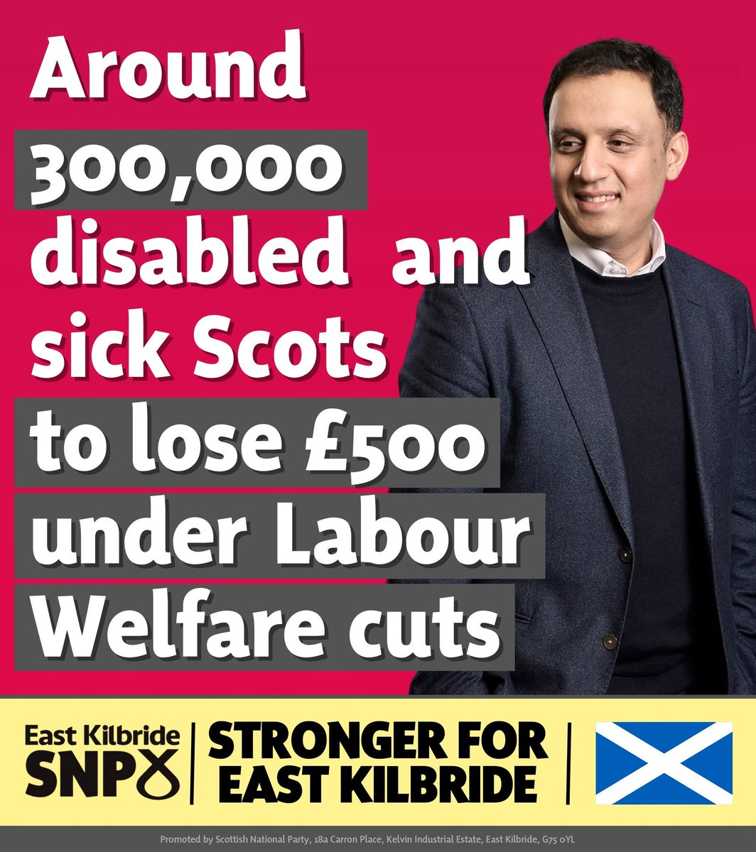 🥀 The cost of voting Labour. Are these cuts what folks in East Kilbride sent Joani Reid MP to London to support?