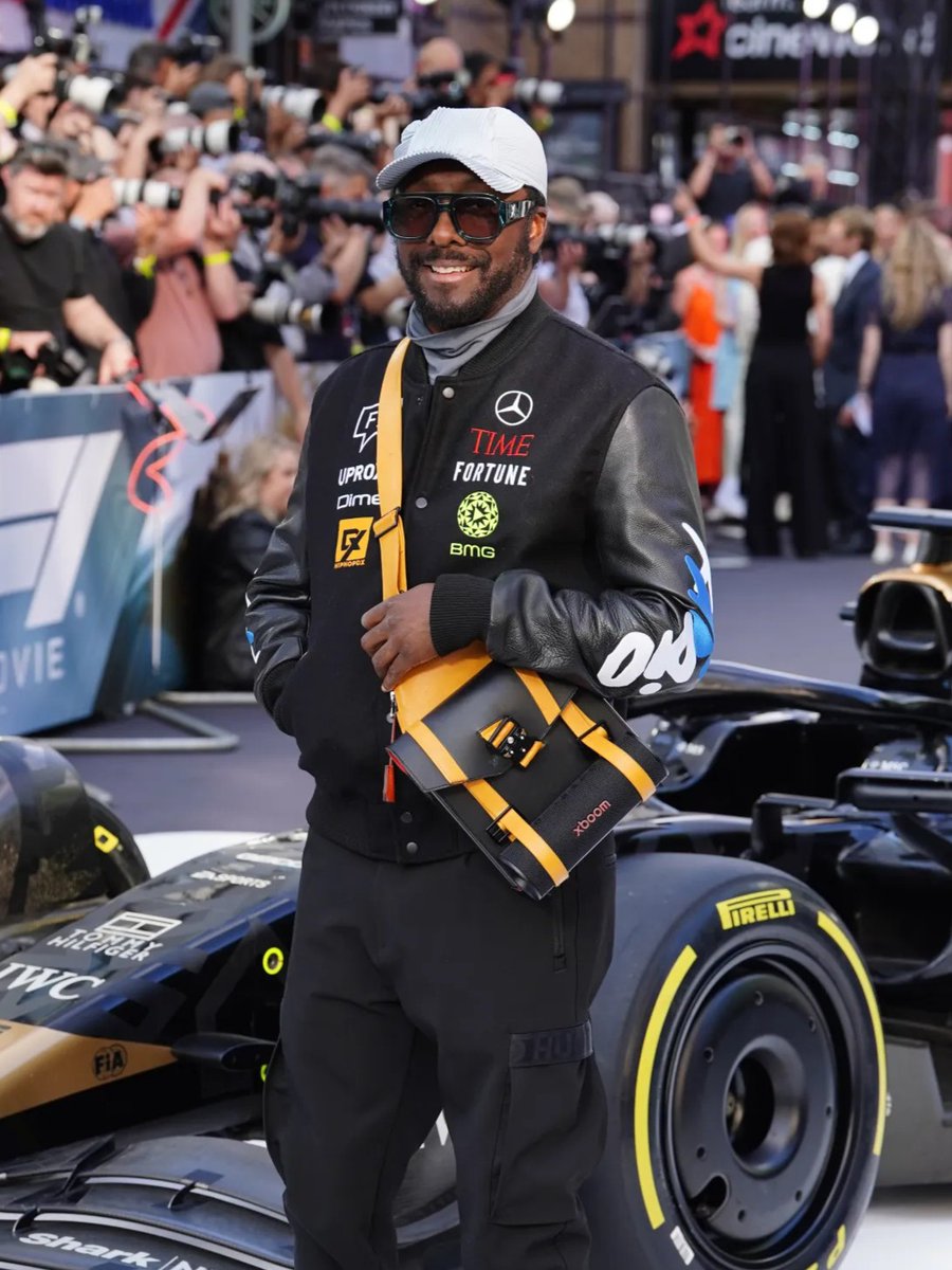 Oh, it’s nothing… just <a href="/iamwill/">will.i.am</a> rocking the LG xboom Grab at the F1 The Movie premiere!