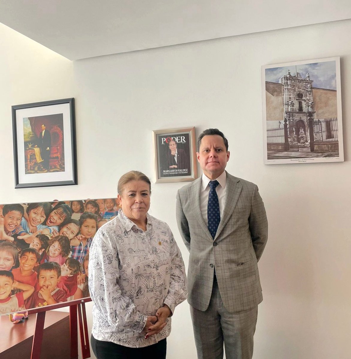 En comunión Senado y Secretaría de Economía trabajamos a favor del Plan México y acciones para que Durango avance.

#SenadoraMargaritaValdez