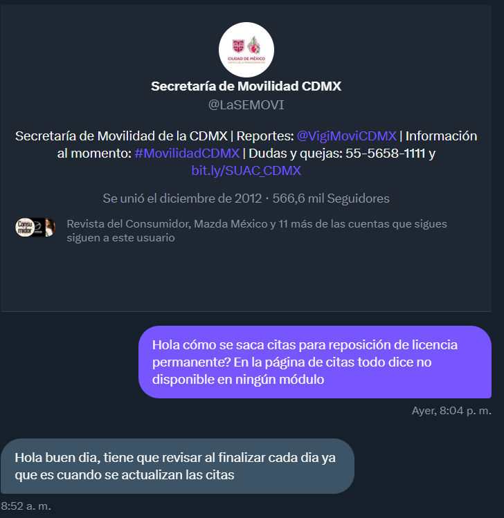 keeper_117's tweet photo. @jimenatapias @LaSEMOVI Me contestó esto... hay en la roma ahora mismo https://t.co/9is7BmsEQa