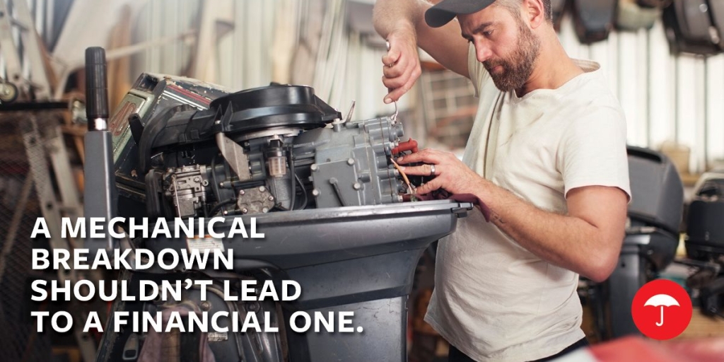 If your boat breaks down, will you be covered? Make sure your boat insurance covers mechanical breakdowns.  tkpl.us/p83qc