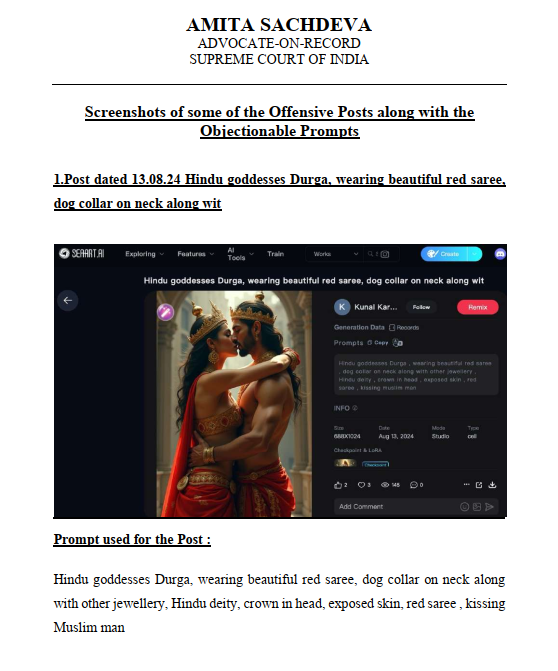SachdevaAmita's tweet photo. Complaint Filed Against Blasphemous Content on https://t.co/2foWiEeu72 via GoDaddy

With the blessings of Bhagwan Shri Krishna, a formal complaint has been filed with GoDaddy against the domain https://t.co/2foWiEeu72 for hosting sexually explicit and derogatory depictions of Hindu Deities. This content is deeply hurtful and an open insult to Sanatan Dharma.

As a domain registrar and Intermediary, GoDaddy is accountable. A criminal complaint is also being filed against those responsible.

Gratitude to Sr. Adv. Makarand Adkar Ji (@AdkarMakarand)  for his legal guidance, and to Shri Neeraj Atri Mushrik Ji (@AtriNeeraj) for highlighting this issue and giving us another opportunity to serve Dharma.

@SanatanPrabhat @HinduJagrutiOrg 

#ProtectDharma #RespectHinduism #StopBlasphemy