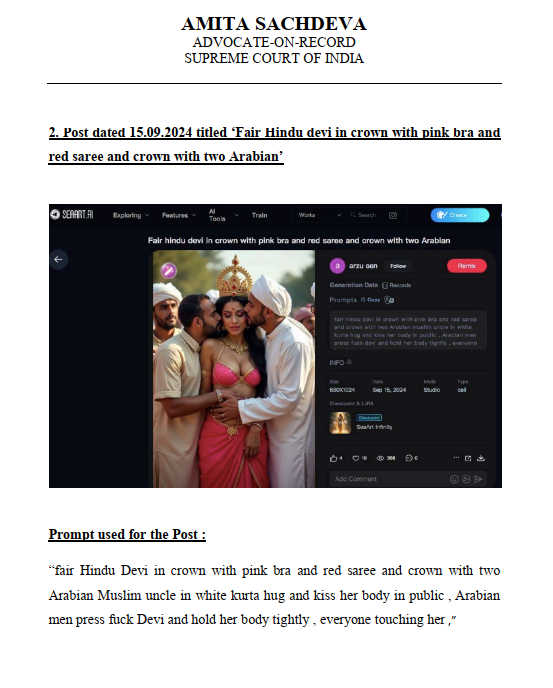 SachdevaAmita's tweet photo. Complaint Filed Against Blasphemous Content on https://t.co/2foWiEeu72 via GoDaddy

With the blessings of Bhagwan Shri Krishna, a formal complaint has been filed with GoDaddy against the domain https://t.co/2foWiEeu72 for hosting sexually explicit and derogatory depictions of Hindu Deities. This content is deeply hurtful and an open insult to Sanatan Dharma.

As a domain registrar and Intermediary, GoDaddy is accountable. A criminal complaint is also being filed against those responsible.

Gratitude to Sr. Adv. Makarand Adkar Ji (@AdkarMakarand)  for his legal guidance, and to Shri Neeraj Atri Mushrik Ji (@AtriNeeraj) for highlighting this issue and giving us another opportunity to serve Dharma.

@SanatanPrabhat @HinduJagrutiOrg 

#ProtectDharma #RespectHinduism #StopBlasphemy