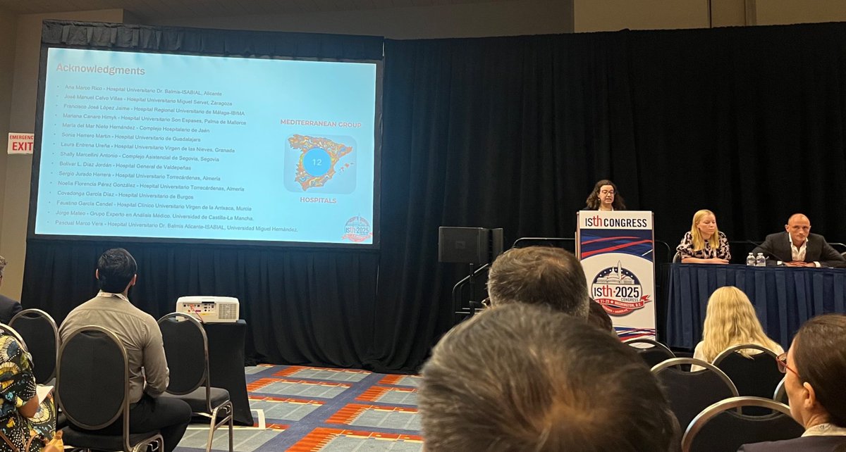 Un privilegio formar parte del #GrupoMediterraneo Hemostasia junto a 14 hospitales medianos/pequeños de España encabezado por <a href="/PascualMarco10/">Pascual Marco</a> <a href="/ihosvanyf/">Ihosvany Fernández Bello</a> con <a href="/AnaMarco09/">AnaMarco</a> presentando nuestros resultados en #ISTH2025 <a href="/isth/">ISTH</a> <a href="/sehh_es/">@sehh_es</a> <a href="/SETH__Oficial/">SETH Trombosis y Hemostasia</a> <a href="/fedhemo/">FEDHEMO - Hemofilia</a> <a href="/RFVE_hemofilia/">Real Fundación Victoria Eugenia</a> #SomosSETH