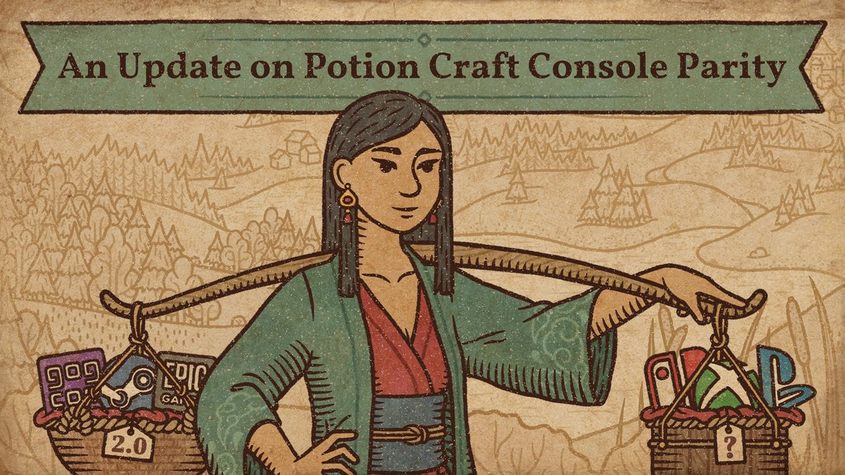 Alchemists, many of you have been asking about the Potion Craft 2.0 Update on Consoles - we wanted to let you know that we are working on it.

Read the full details here: reddit.com/r/PotionCraft/…