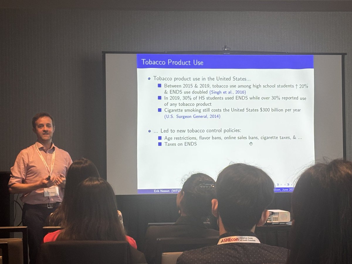 CHEPS (@sdsucheps) on Twitter photo Dhaval Dave, <a href="/JCMecon/">Catherine Maclean (@jcmecon.bsky.social)</a>, @eriknesson and Chad Cotti - an all-star team of risky behavior policy presenters at #ASHEcon2025 Dhaval Dave, <a href="/JCMecon/">Catherine Maclean (@jcmecon.bsky.social)</a>, @eriknesson and Chad Cotti - an all-star team of risky behavior policy presenters at #ASHEcon2025