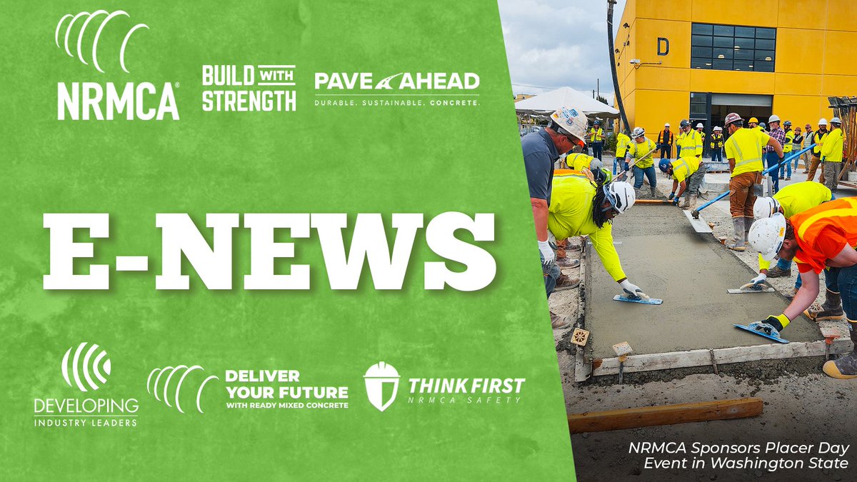 The #NRMCA Sponsors Placer Day Event in Washington State – Read more on this week's #NRMCA E-News: ow.ly/H00s50WggVq

Be sure to stay updated and subscribe to our newsletter: ow.ly/Hu4k50WggVs

#concrete #enews #construction #paveahead