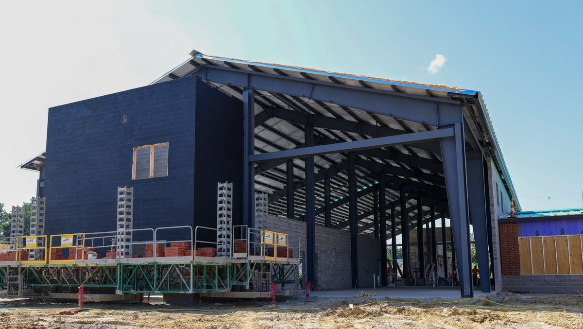 Take a look at the progress being made on our new Indiana campus Middle School building! 👀
