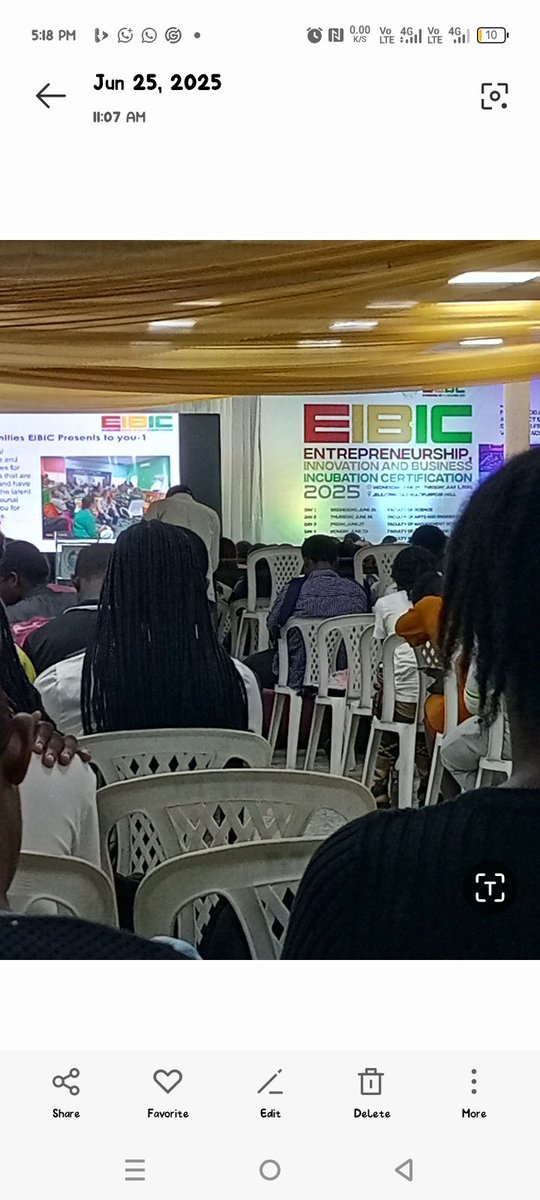 s4nni_yusuf's tweet photo. Omo 😊🥹
Just got back to my hostel after attending EIBIC ( Entrepreneurship Innovation and Business Incubation Certification Program ) with my guy @Laykon191409
Swrs, it was a transformative experience and a real wake up call for many of us. 

#unilag #EIBIC #innovationandgrowth https://t.co/RZuUibAhFe