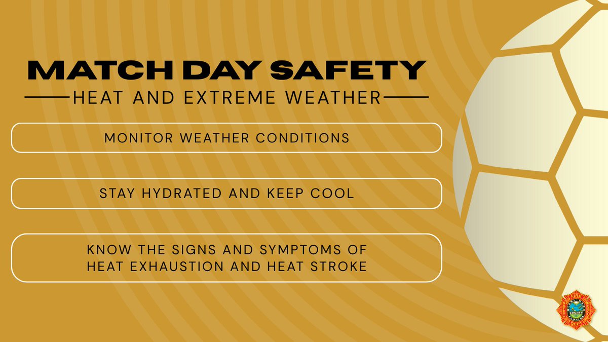 Miami-Dade Fire Rescue (@miamidadefire) on Twitter photo Game day is here! Whether you're at the <a href="/HardRockStadium/">Hard Rock Stadium</a> or watching at home, don’t ignore the weather. Monitor changing conditions, stay cool and hydrated, and be alert for any signs of heat-related illnesses. #FIFACWC Game day is here! Whether you're at the <a href="/HardRockStadium/">Hard Rock Stadium</a> or watching at home, don’t ignore the weather. Monitor changing conditions, stay cool and hydrated, and be alert for any signs of heat-related illnesses. #FIFACWC