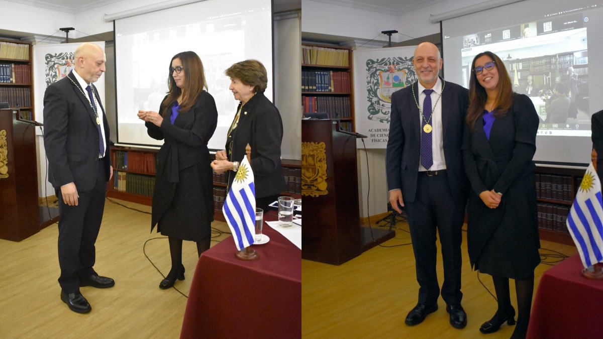 Embajada de Uruguay en Colombia 🇺🇾🇨🇴 (@uruguayencol) on Twitter photo 👨🏻🔬🔬La <a href="/acadcienciacol/">AcadColdeCiencias</a>🇨🇴 efectuó Sesión Solemne donde posesionó como Académico Honorario a nuestro destacado bioquímico, científico y docente, Dr. Rafael Radi, evento del que participó Embajadora de <a href="/UruguayenCol/">Embajada de Uruguay en Colombia 🇺🇾🇨🇴</a>🇺🇾.
¡Este nombramiento es un orgullo para Uruguay y su ciencia!🙌🇺🇾 👨🏻🔬🔬La <a href="/acadcienciacol/">AcadColdeCiencias</a>🇨🇴 efectuó Sesión Solemne donde posesionó como Académico Honorario a nuestro destacado bioquímico, científico y docente, Dr. Rafael Radi, evento del que participó Embajadora de <a href="/UruguayenCol/">Embajada de Uruguay en Colombia 🇺🇾🇨🇴</a>🇺🇾.
¡Este nombramiento es un orgullo para Uruguay y su ciencia!🙌🇺🇾